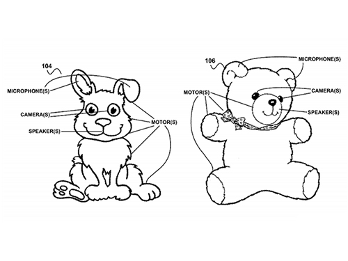 Na patente foram apresentados apenas os protótipos de urso e coelho, mas o gadget teria várias versões, incluindo dinossauros e aliens.