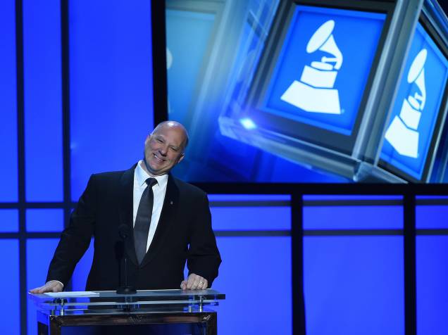  John Poppo durante a 58ª edição do Grammy, premiação que elege os melhores da música internacional, que acontece nesta segunda-feira (15)