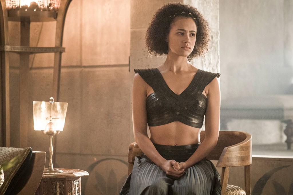 Nathalie Emmanuel (Missandei), em cena da sexta temporada da série 'Game of Thrones'