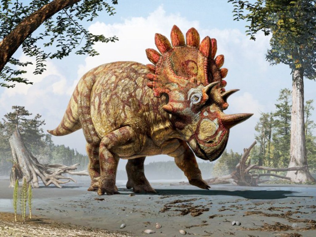Ilustração do Royal Tyrrell Museum of Palaeontology, mostra como seria o animal
