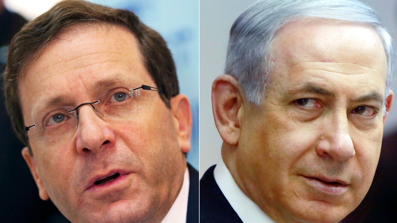 Isaac Herzog e Benjamin Netanyahu
