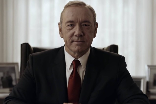 Frank Underwood (Kevin Spacey), protagonista da série House of Cards