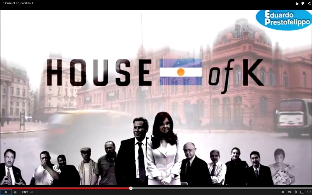 Imagem da sátira 'House of K', inspirada no seriado americano 'House of Cards'