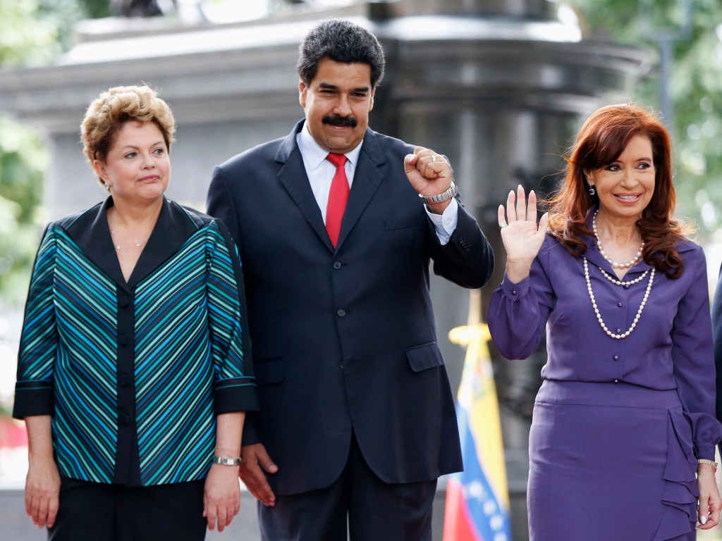Dilma, Maduro e Cristina: Brasil, Venezuela e Argentina estão entre os que não crescem