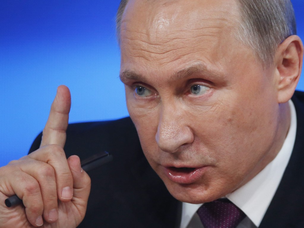 Vladimir Putin discursa em Moscou