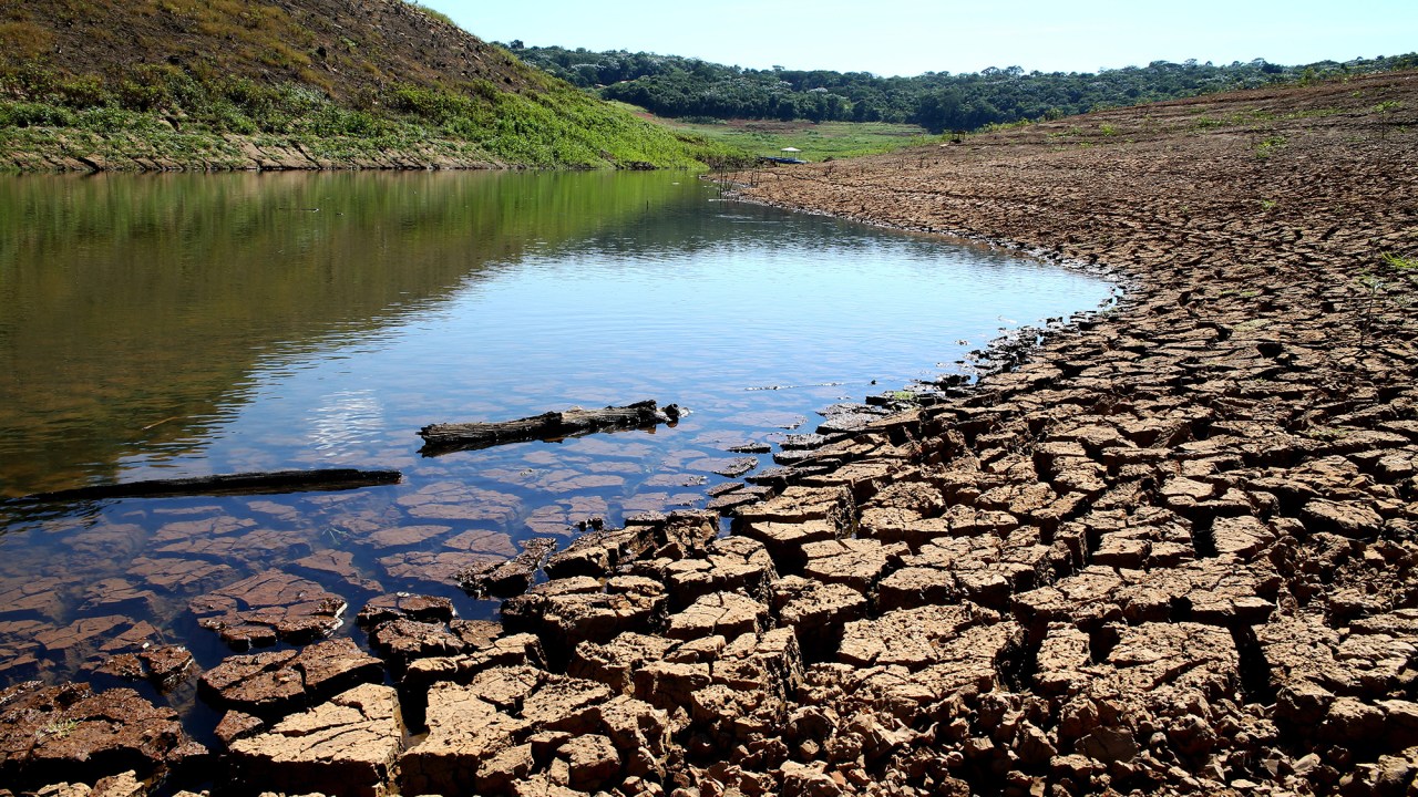 Reserva Jaguari-Jacareí, do Sistema Cantareira, em São Paulo. De acordo com as previsões, o El Niño deste ano trará seca para a Amazônia e chuvas para o Sul do país