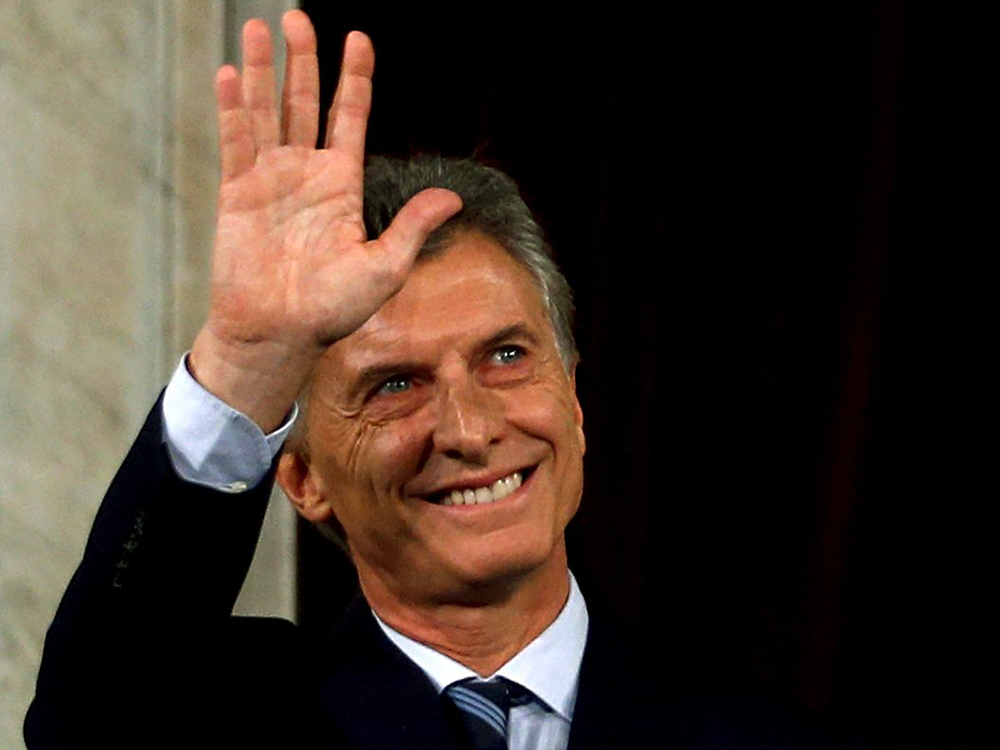 Macri durante evento nesta terça-feira (1º)