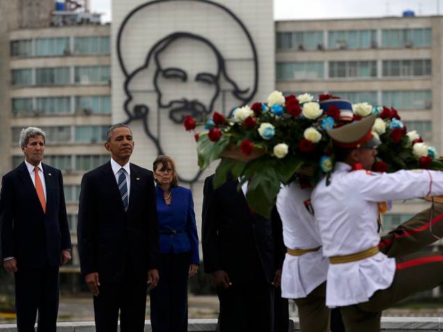 Obama durante cerimônia em Cuba, em 21/03/2016