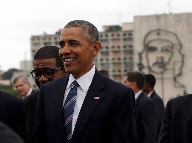 Obama durante cerimônia em Cuba, em 21/03/2016