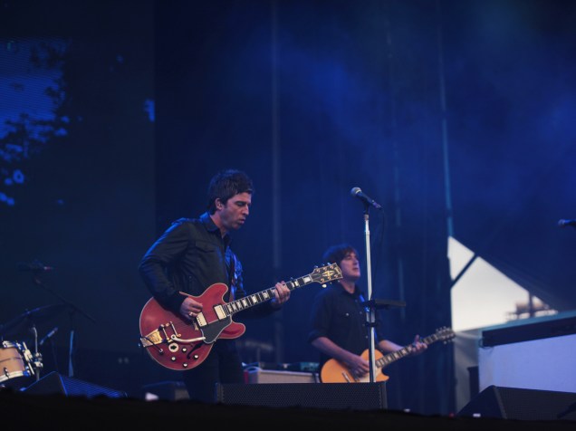 Noel Gallaghers High Flying Birds, banda do ex-integrante da banda Oasis, se apresenta no segundo dia do Festival Lollapalooza 2016