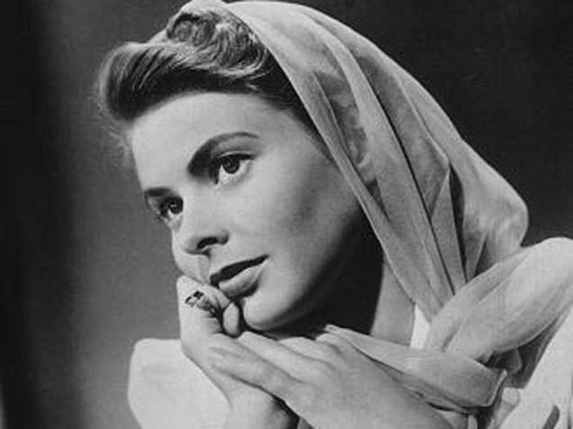 A atriz sueca Ingrid Bergman