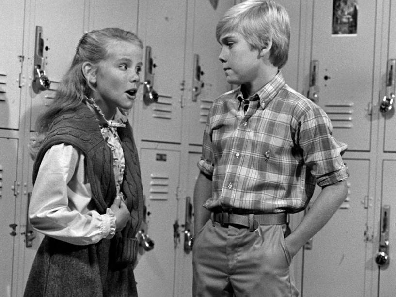 Amanda Peterson e Rick Schroder em 1982