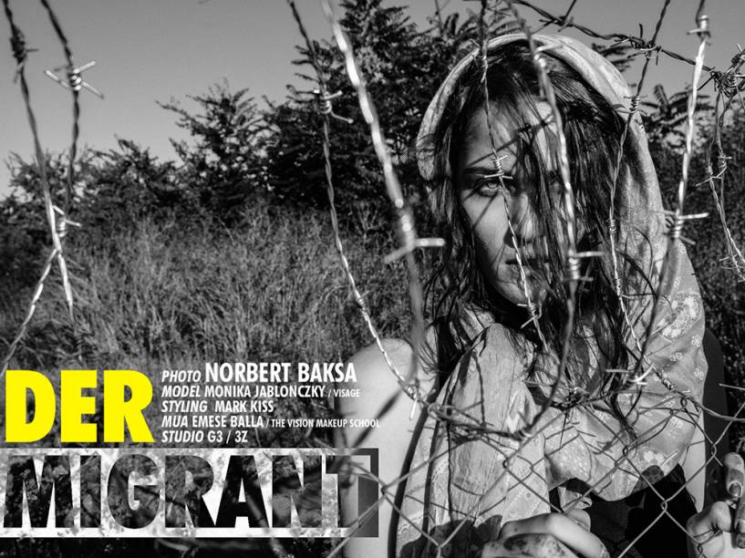 Fotógrafo faz ensaio inspirado na crise imigratória