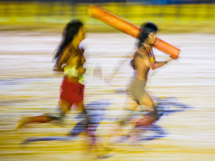 Cerimônia de abertura oficial dos 1º Jogos Mundiais Indígenas, em Palmas, Tocantins