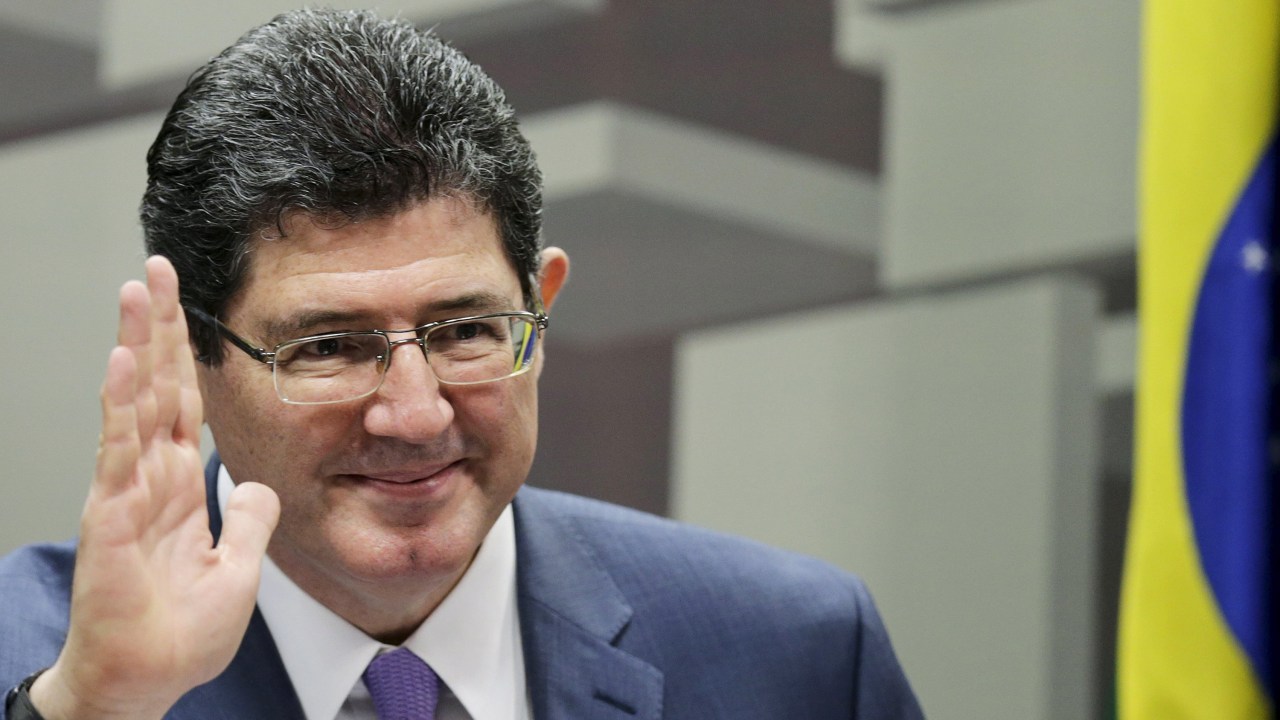 Joaquim Levy durante audiência pública de Comissão de Assuntos Econômicos do Senado Federal, em Brasília - 31/03/2015