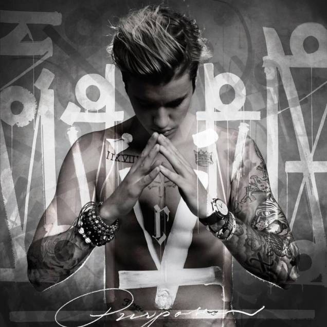 Capa de <em>Purpose</em>, álbum de Justin Bieber