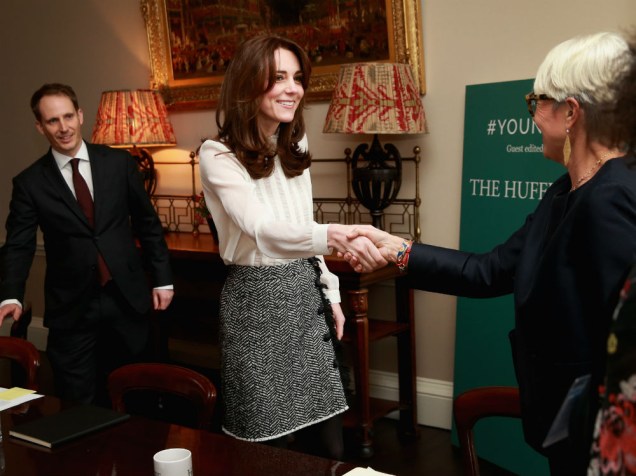 Kate Middleton como editora convidada do Huffington Post