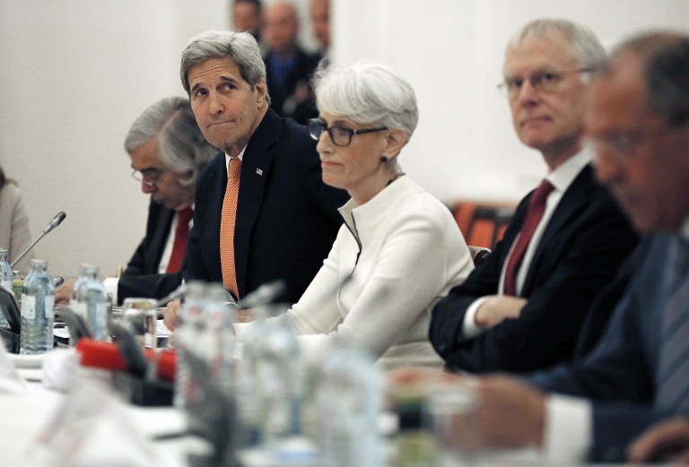 O secretário de Estado americano John Kerry durante as reuniões em Viena