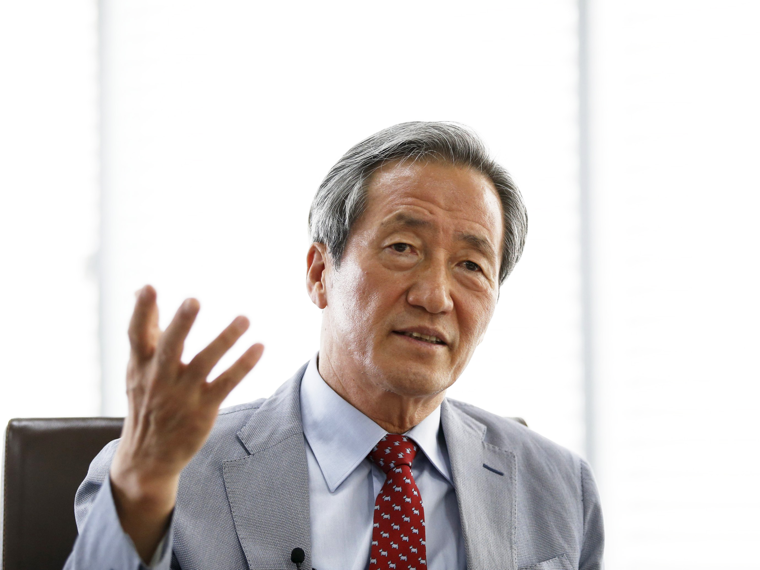 O sul-coreano Chung Mong-joon, é candidato à presidência da Fifa