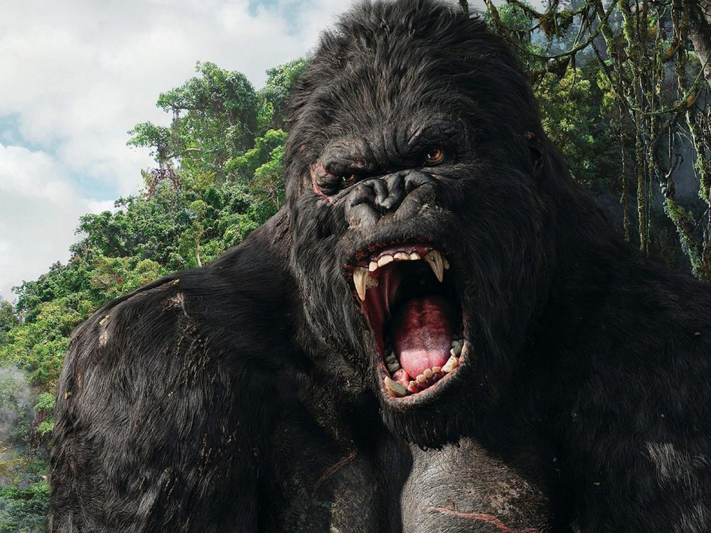 Cena do filme 'King Kong', de 2005