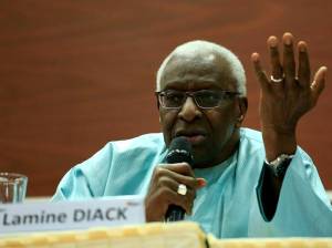 Lamine Diack, presidente da IAAF