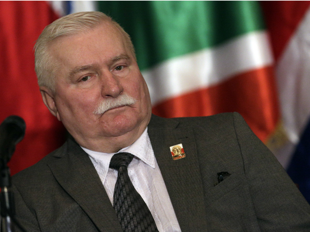 O ex-presidente da Polônia e prêmio Nobel da Paz, Lech Walesa