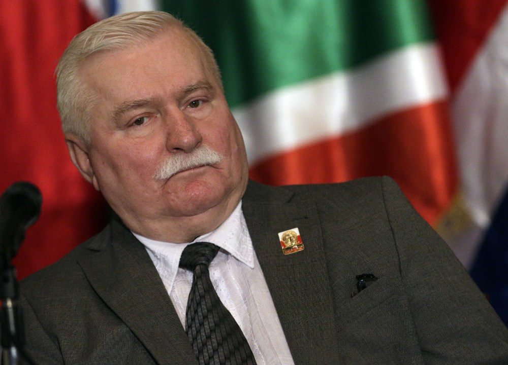 O ex-presidente da Polônia e prêmio Nobel da Paz, Lech Walesa