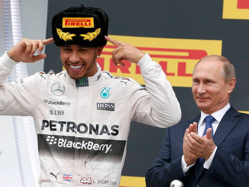 O piloto britânico Lewis Hamilton (Mercedes) ganhou neste domingo (11) o Grande Prémio da Rússia de Fórmula 1