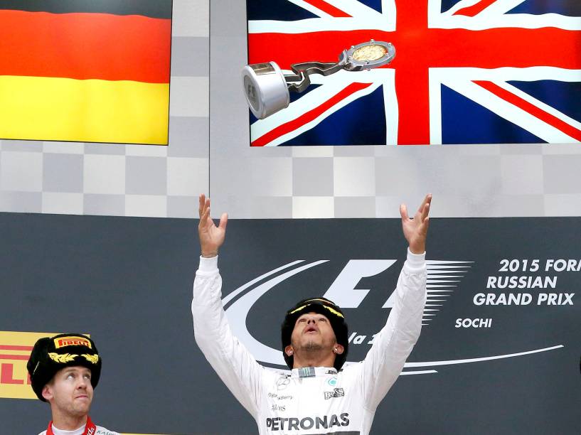 O piloto britânico Lewis Hamilton (Mercedes) ganhou neste domingo (11) o Grande Prémio da Rússia de Fórmula 1