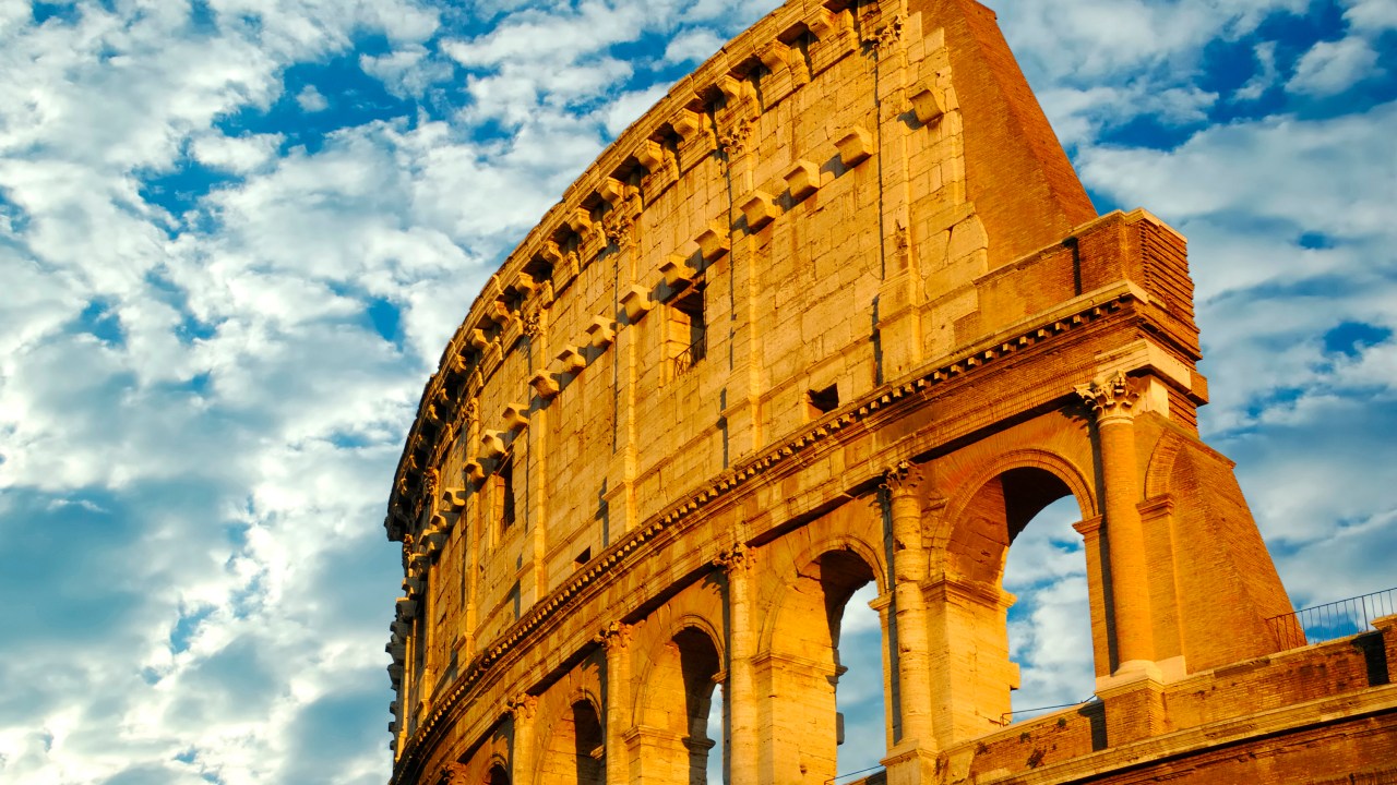 Coliseu em Roma, na Itália