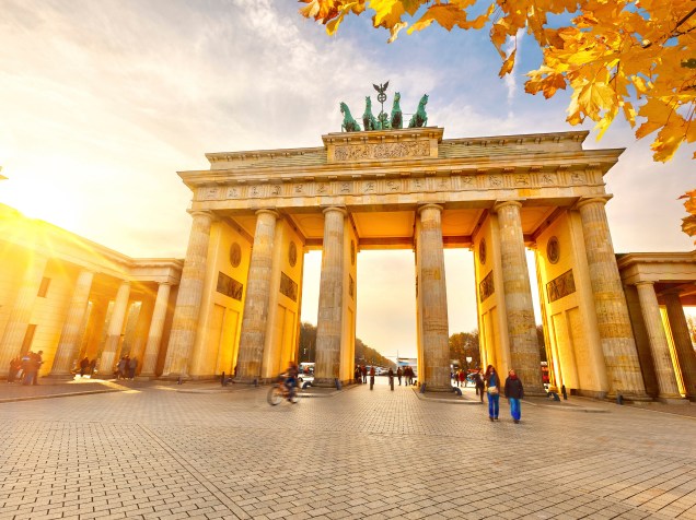 Portão de Brandemburgo em Berlim, cidade que foi8 a sexta mais influente nas artes plásticas em 2015, segundo a plataforma Artsy