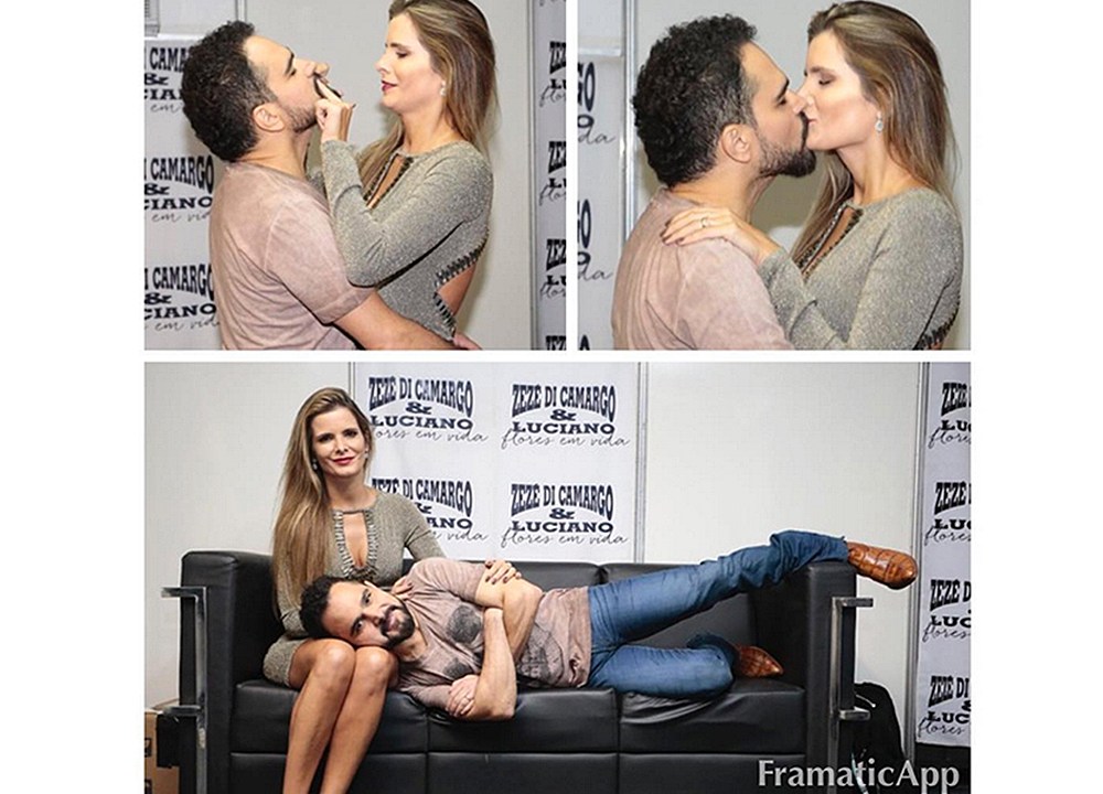 Luciano Camargo posta foto com a esposa Flávia Camargo no Instagram após sofrer acidente