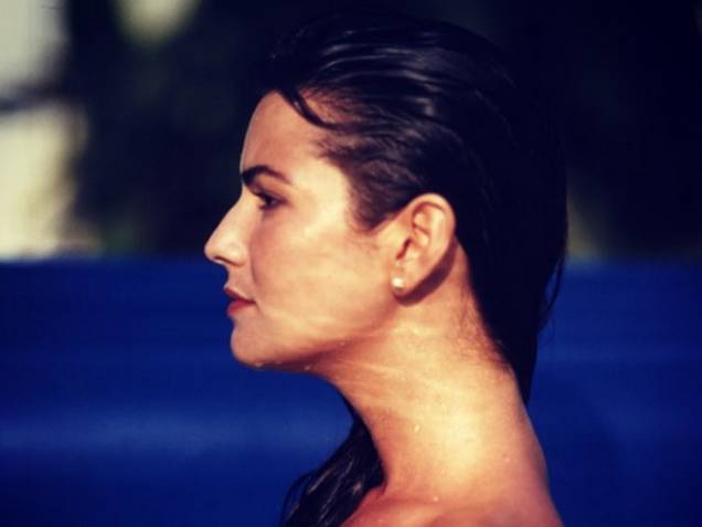 A ex-modelo Luiza Brunet, em foto antiga publicada por ela no Instagram