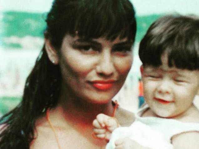 Luiza Brunet e a filha, Yasmin, em foto antiga postada por ela no Instagram