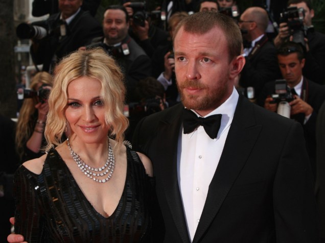 Madonna e Guy Ritchie no Festival de Cannes de 2008