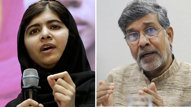 Malala Yousafzai e Kailash Satyarthi, vencedores do Nobel da Paz