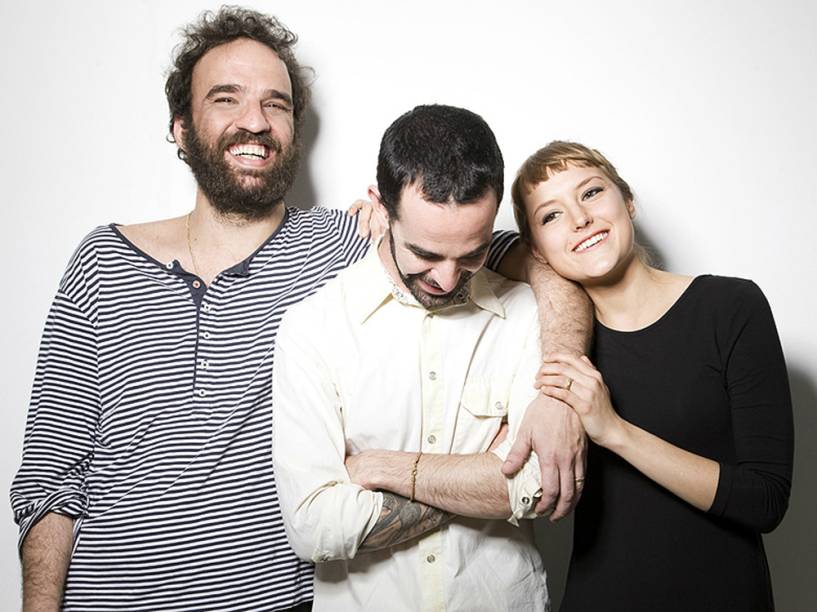 Banda do Mar, formada por Marcelo Camelo, Mallu Magalhães e Fred Ferreira