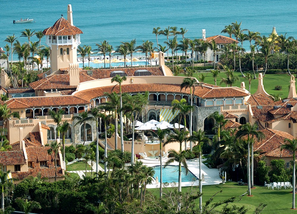 Mar-a-Lago, a mansão do bilionário Donald Trump, candidato à presidência dos Estados Unidos, em Palm Beach, Florida