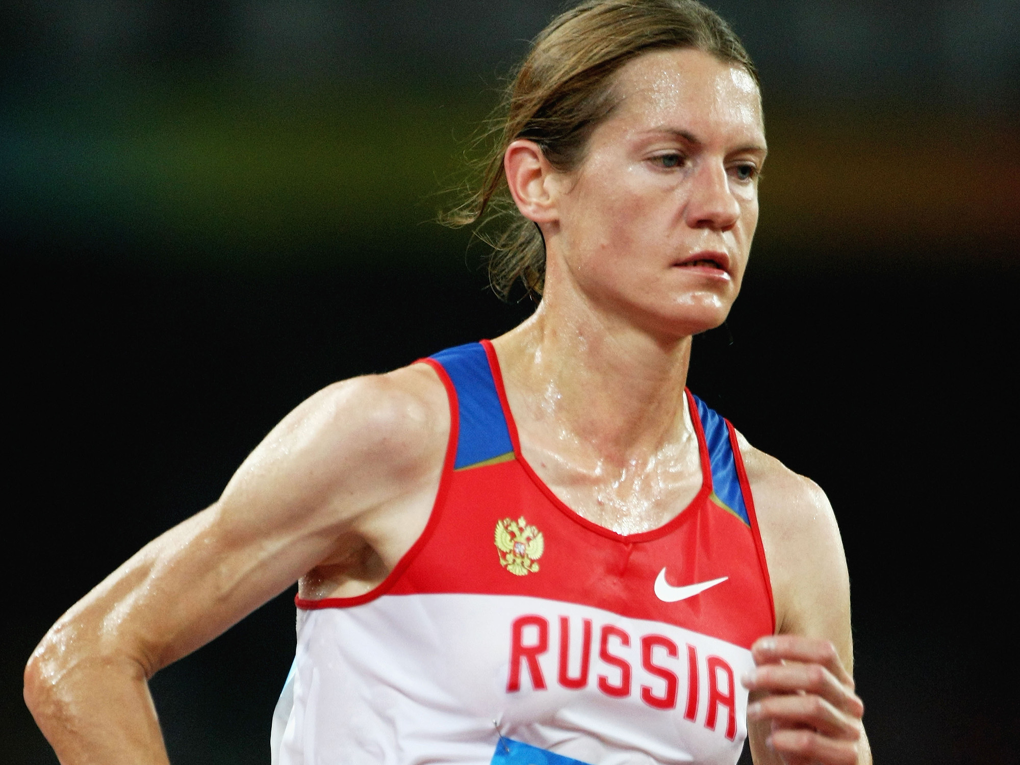 A atleta russa Maria Konovalova, suspensa por doping