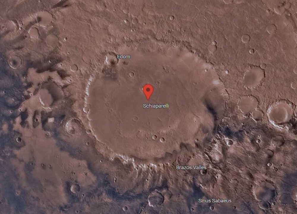 No Mars Trek, o usuário consegue explorar crateras e marcos históricos da superfície de Marte