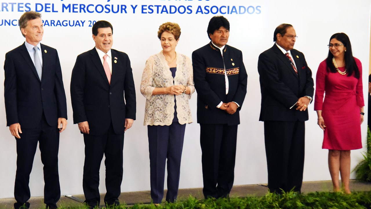 Mauricio Macri participa de Cúpula do Mercosul em Assunção, no Paraguai