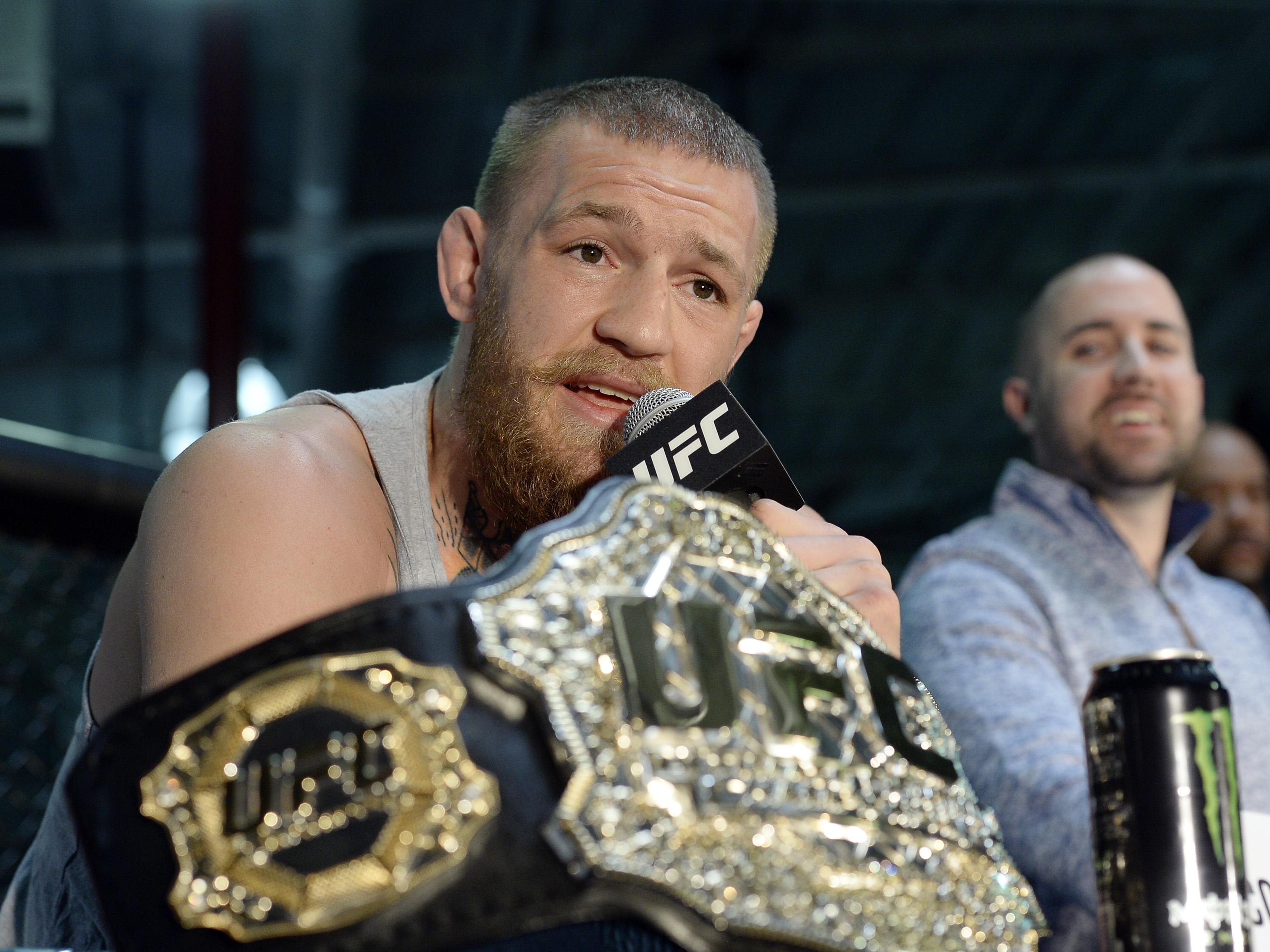 Conor McGregor, campeão dos pesos-pena do UFC
