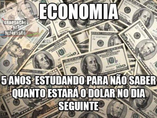 Dólar a 4 reais vira meme nas redes sociais