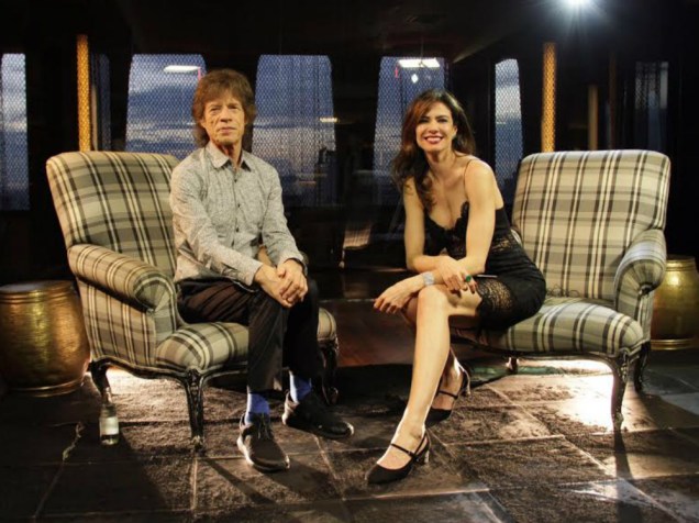 Mick Jagger em entrevista a Luciana Gimenez