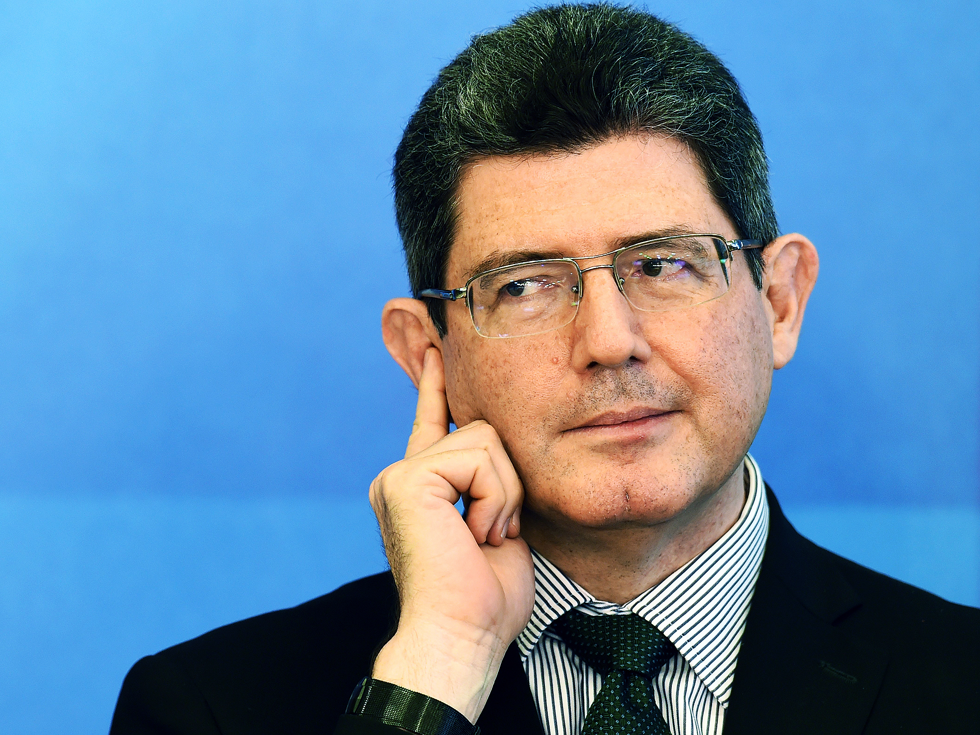 Ministro Joaquim Levy no Palácio do Planalto, em Brasília. 31/8/2015