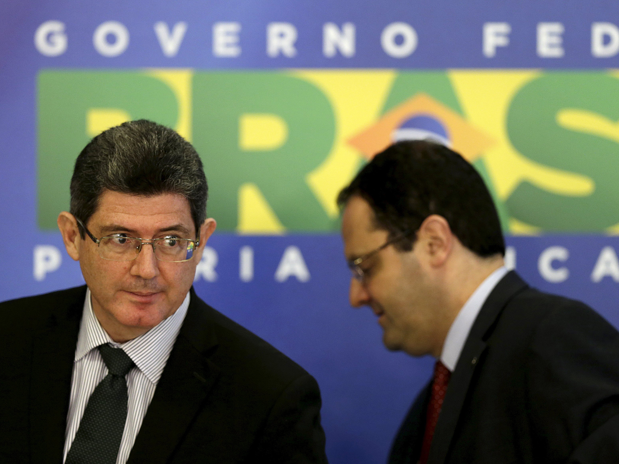 Ministro Joaquim Levy no Palácio do Planalto, em Brasília. 31/8/2015