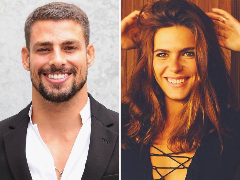 O ator Cauã Reymond e a modelo Mariana Goldfarb