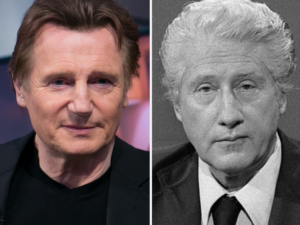 O ator Liam Neeson e o ex-diretor do FBI Mark Felt