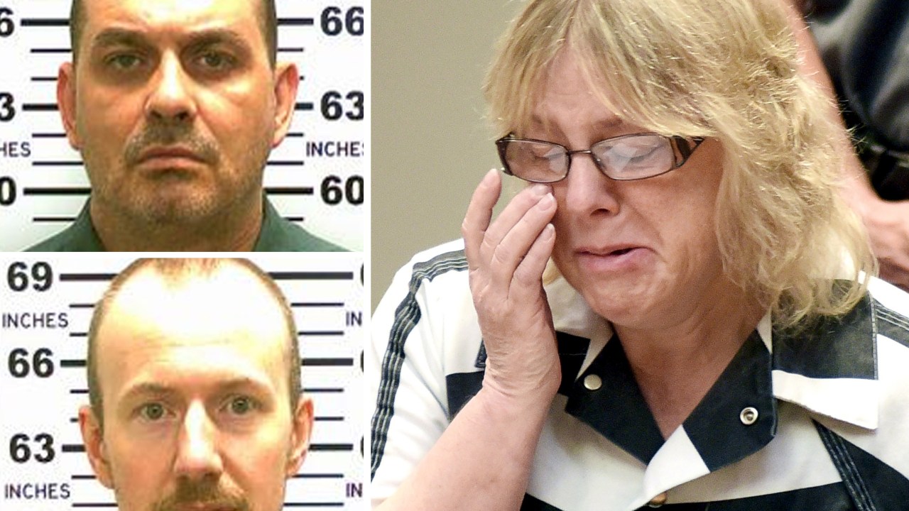 Os assassinos condenados Richard Matt (acima) e David Sweat, fugiram com a ajuda da funcionária Joyce Mitchell (à dir.), da prisão de segurança máxima do estado de Nova York (EUA)