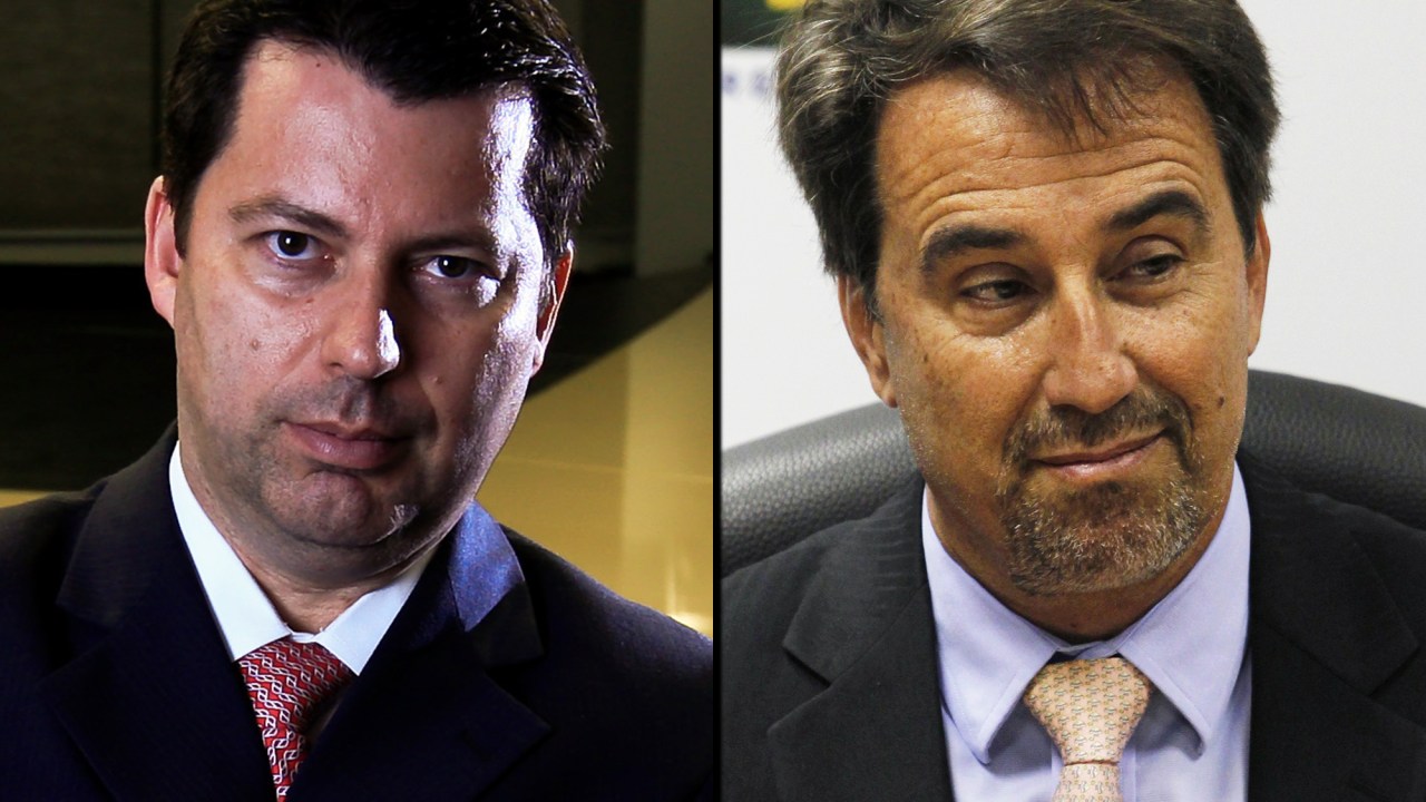Os novos presidentes do Banco do Brasil e da Caixa: Paulo Caffarelli e Gilberto Occhi